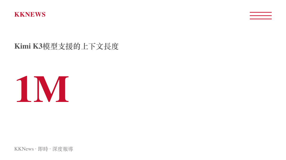 Kimi K3模型技術規格