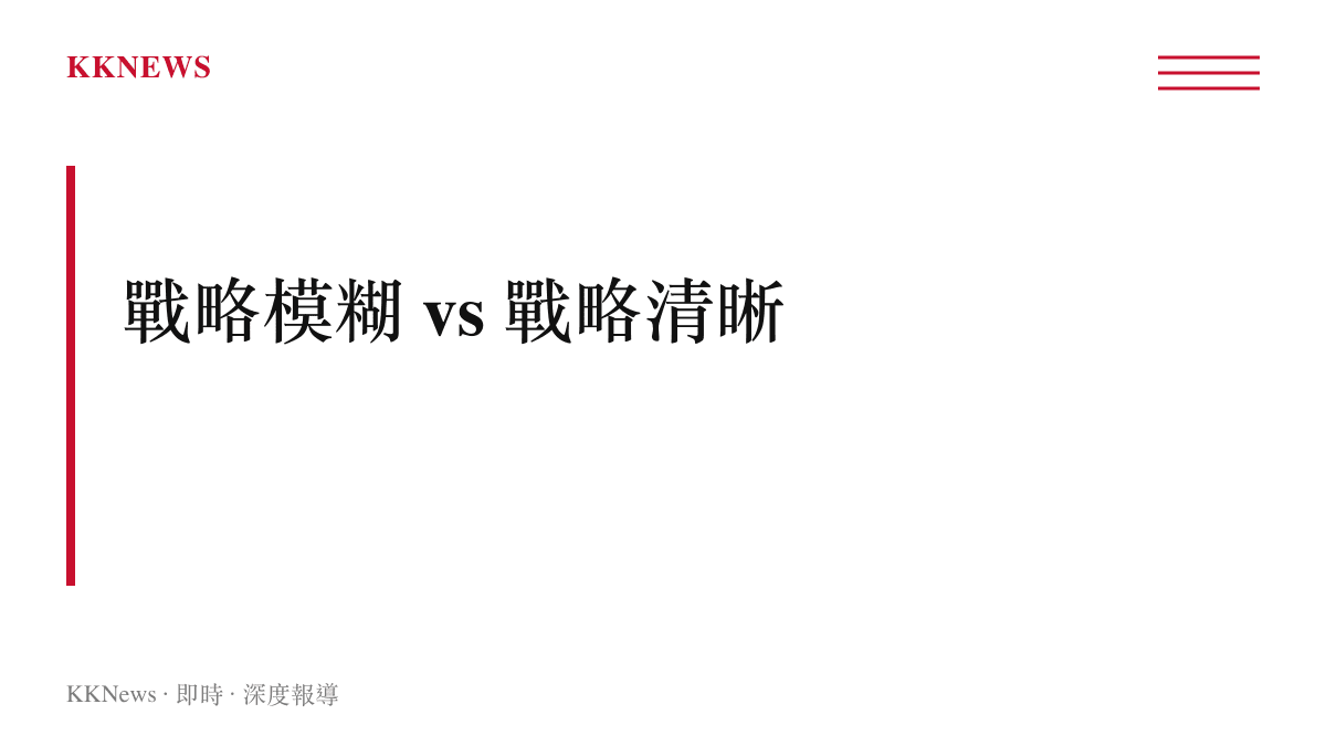 美國對臺戰略模糊與戰略清晰政策辯論章節圖卡