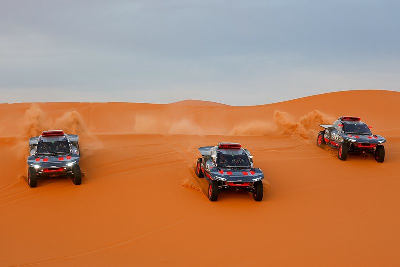 2020年Audi提出以電動越野賽車征戰Dakar Rally計畫，短短3年時間...