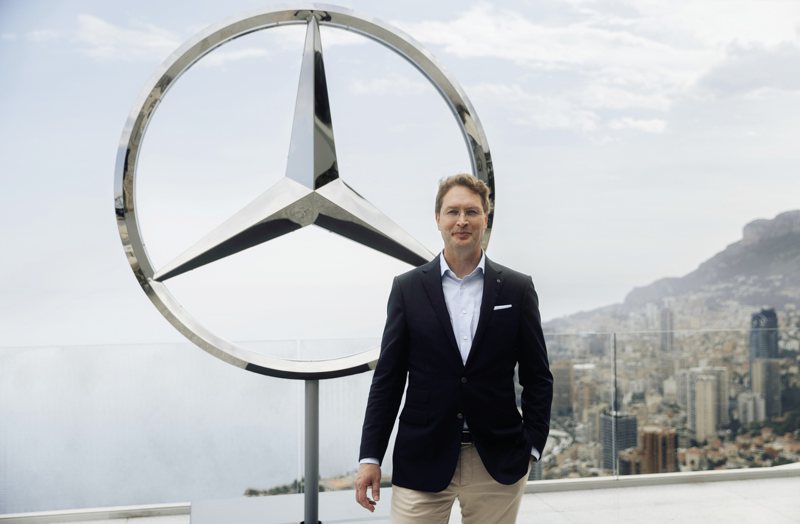 Mercedes-Benz Group執行長Ola Källenius反對提高中國電動車的進口關稅。 摘自Mercedes-Benz