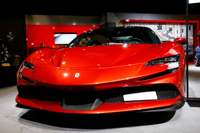 FT報導，法拉利（Ferrari）跑車最近四年在台灣銷量翻升一倍。（路透）
